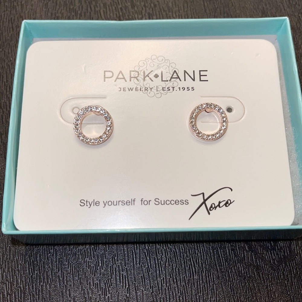 Park Lane Rose Gold Stud Earrings